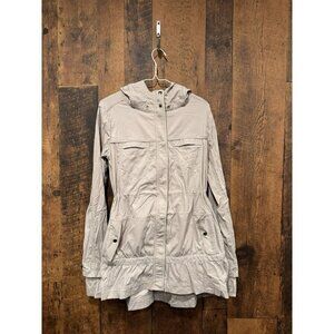 Lululemon Lined Cinched Jacket Light Brown Beige Size 4